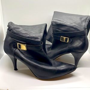 Vince Camuto Black Leather Boots